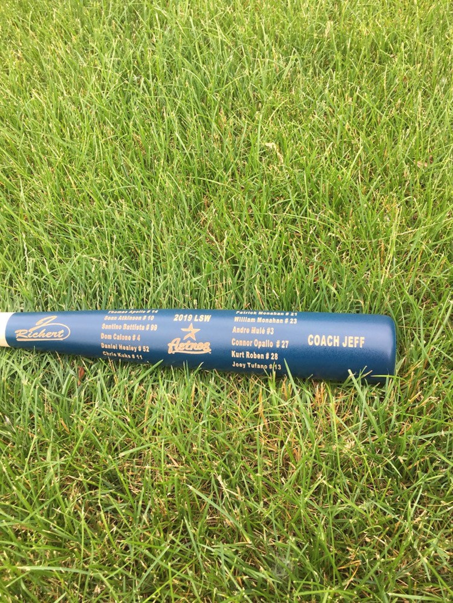 Full Size Baseball Bat Custom Engraved Etsy