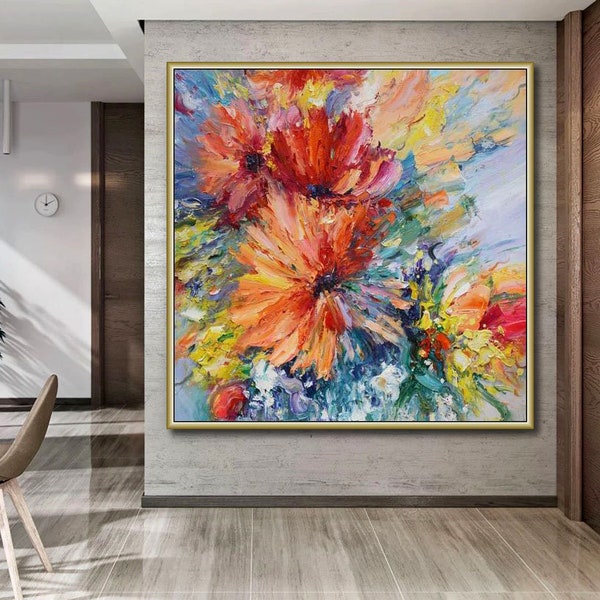 Large Abstract Art, Contemporary Canvas Art, Hand Painted Original Art, Original Extra Large Abstract Painting, Modern Canvas Wall Art JE178