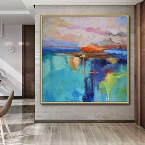 Original Extra Large Abstract Painting, Hand Painted Original Art, Large Abstract Art, Contemporary Canvas Art, Modern Canvas Wall Art JE169