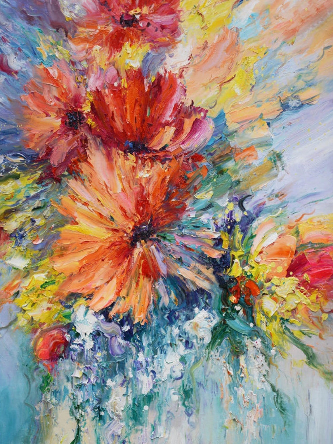 Original Modern Abstract Art Extra Large Abstract Painting Etsy