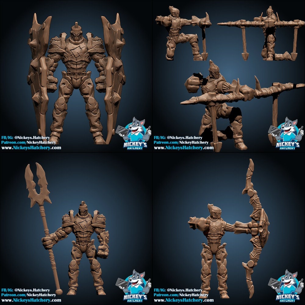 Warforged MK Series Resin Miniature Dnd Pathfinder - Etsy India
