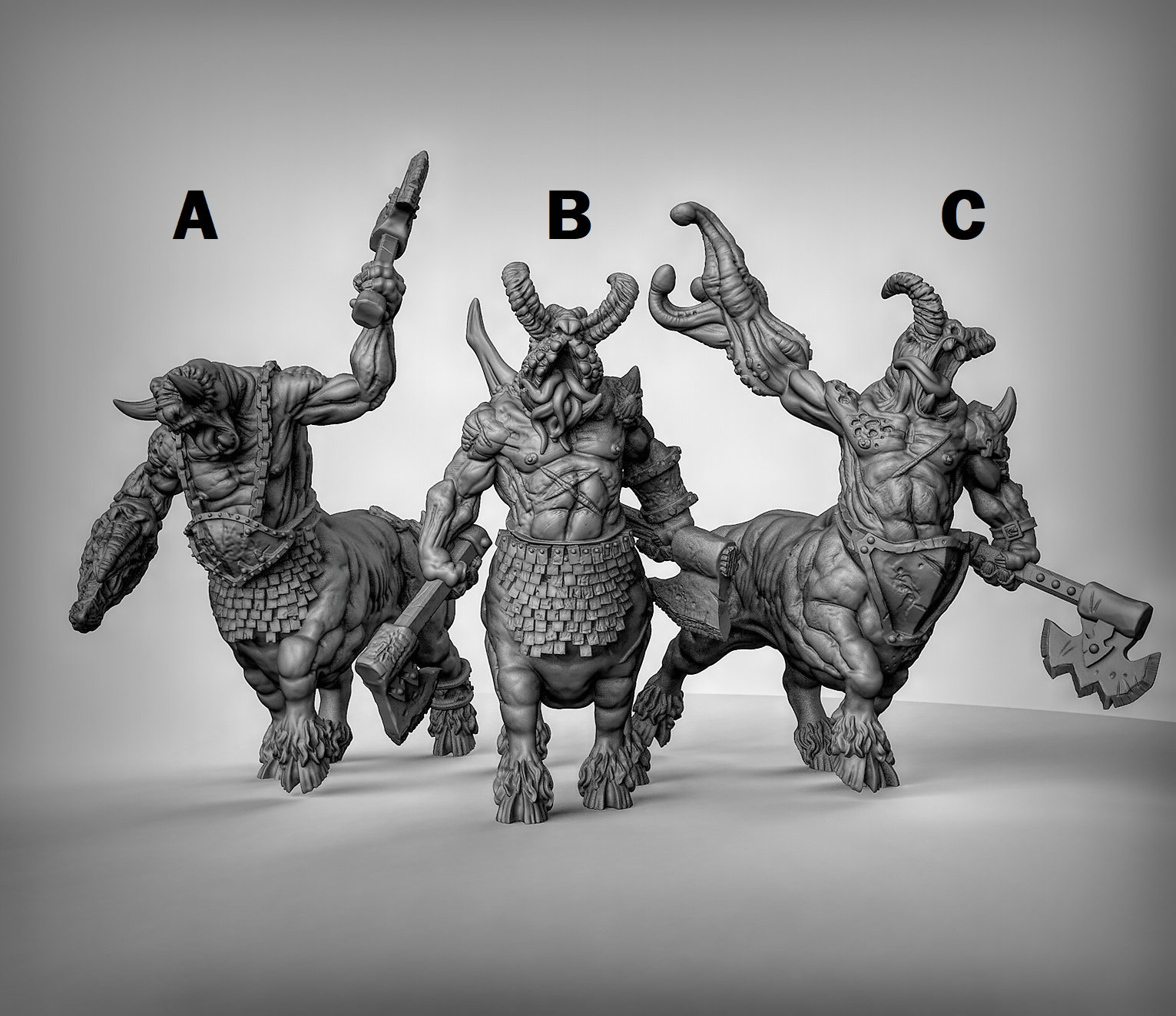 Centigor Mutated Centaur Demonic Resin Miniature - Etsy
