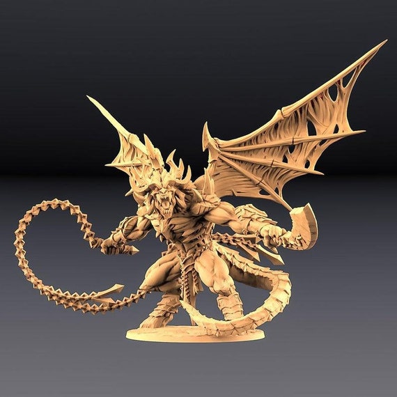 Disciples of War Miniatures by Lord of the Print, 3D Printed Custom DnD Mini, Balor, Demon ...