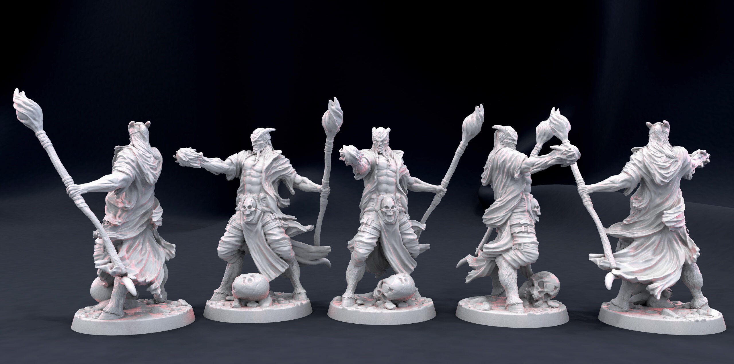 Tiefling Sorcerer Warlock Resin Miniature Dungeons and - Etsy India