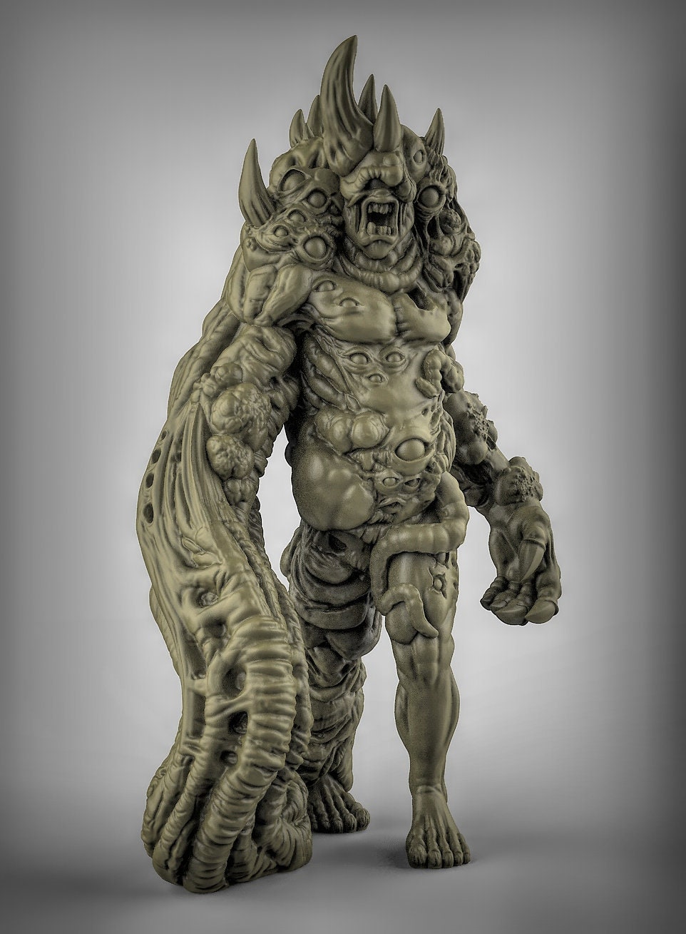 Argus Mutated Demon Resin Miniature Dungeons and Dragons - Etsy