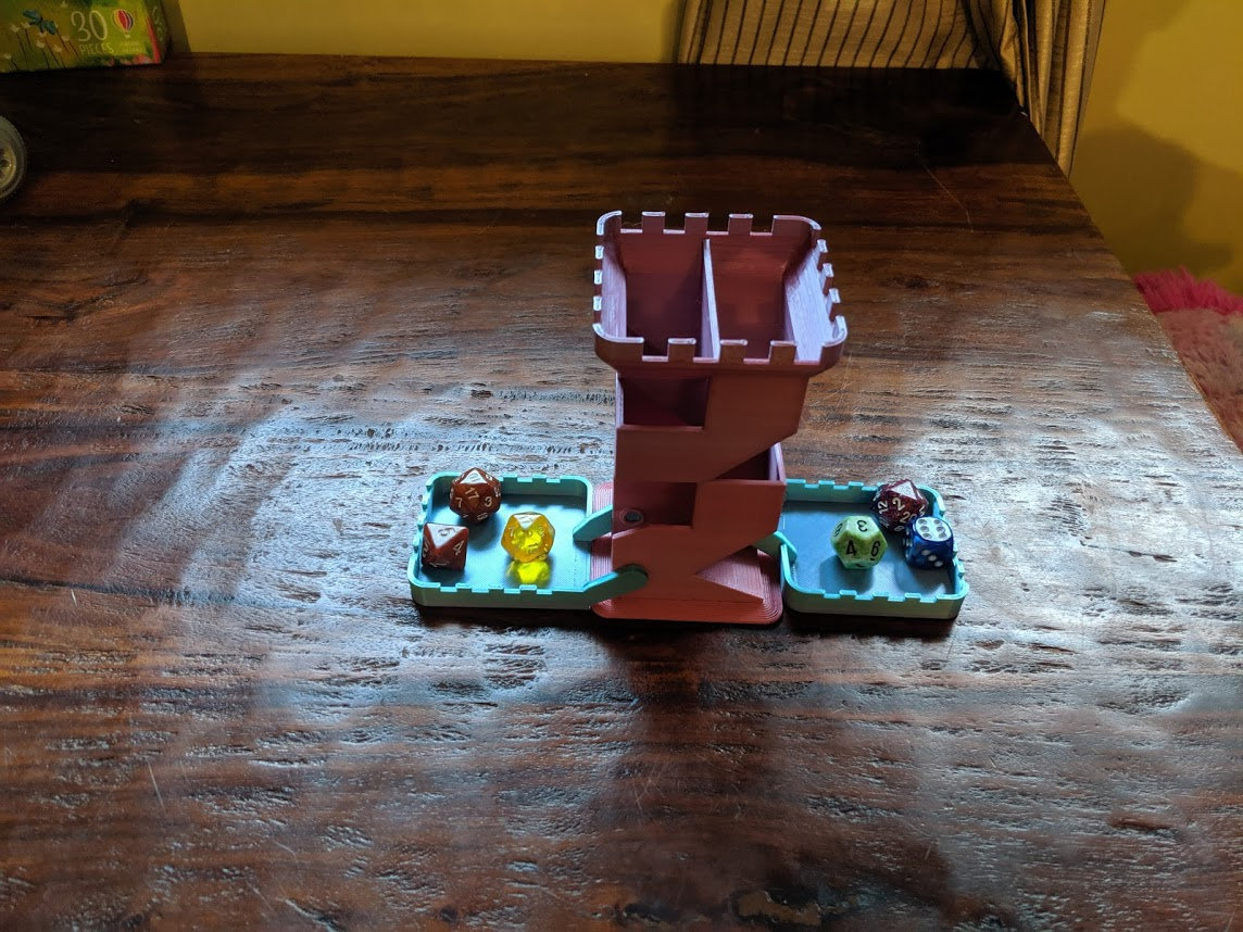 Dice Tower With Closable Trays PLA - Etsy