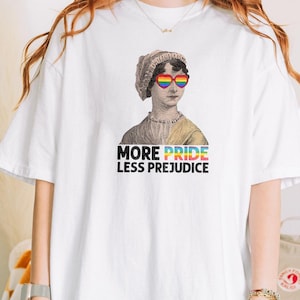 More Pride Less Prejudice Shirt, Pride Month TShirt, LGBTQ Gift, Pride Month Tee, Proud Ally Shirt, Gay Pride Parade, Lesbian Gift