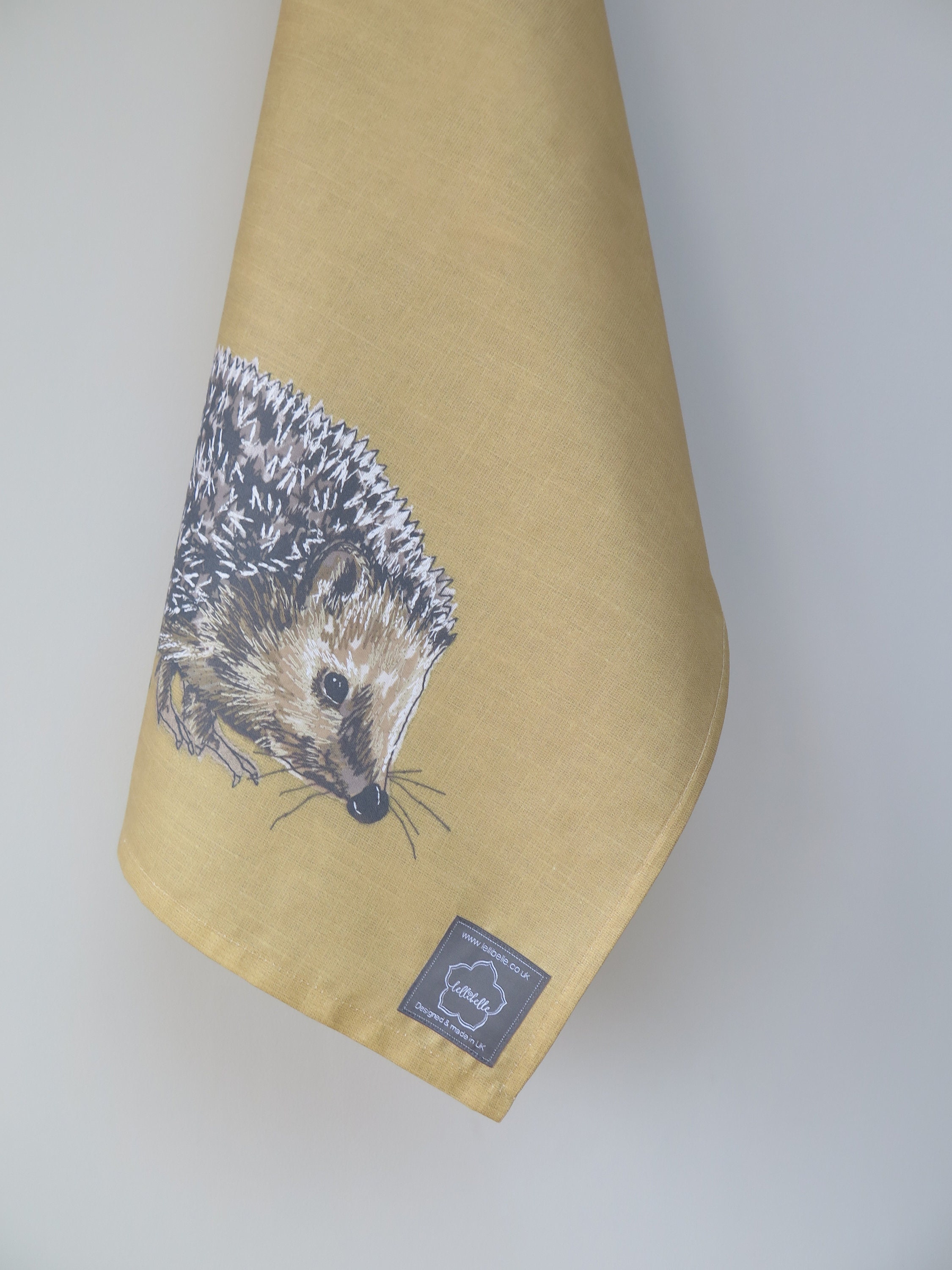 Abbott Collection Henry Hedgehog Tea Towel - 100% Cotton Kitchen Towel, 20 X 28 Inches - View #6