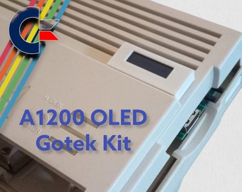 Commodore Amiga 600 / 1200 GOTEK plate mount (OLED DISPLAY) - 3D Print