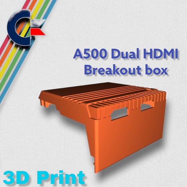 Commodore Amiga 500 Dual HDMI Breakout – 3D-Druckgehäuse