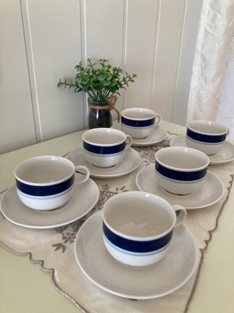 Vintage Swedish Espresso Coffee Cup Set / Rorstrand Sweden Etsy