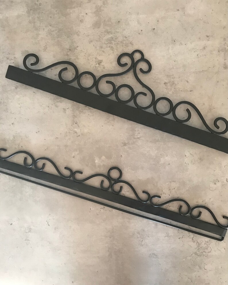 Needlecraft Frames Black Bell Pull Hangers Needlework Hangers