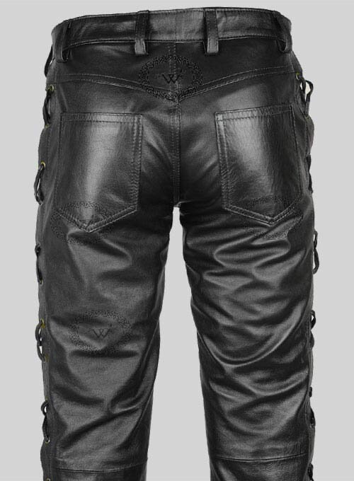 Men's Genuine High Quality Leather Pants Bluff Gay New | Etsy