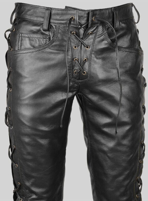 high quality leather pants