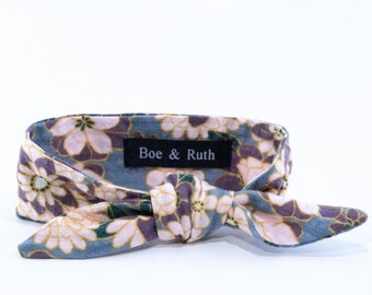 Rosa Blume Hundehalstuch - Hund Mama Geschenk - Hund Geburtstagshalstuch - Welpe Bandana