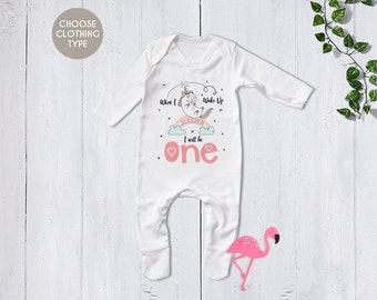 first birthday sleepsuit