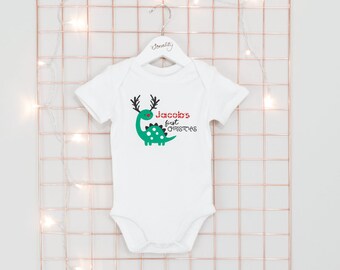 christmas baby grow boy