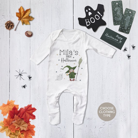 my first halloween sleepsuit