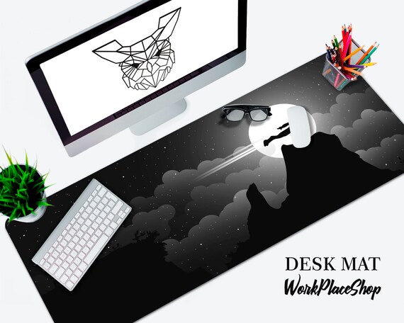 Iron Man Desk Mat Tony Stark Mouse Pads Iron Man Large Etsy