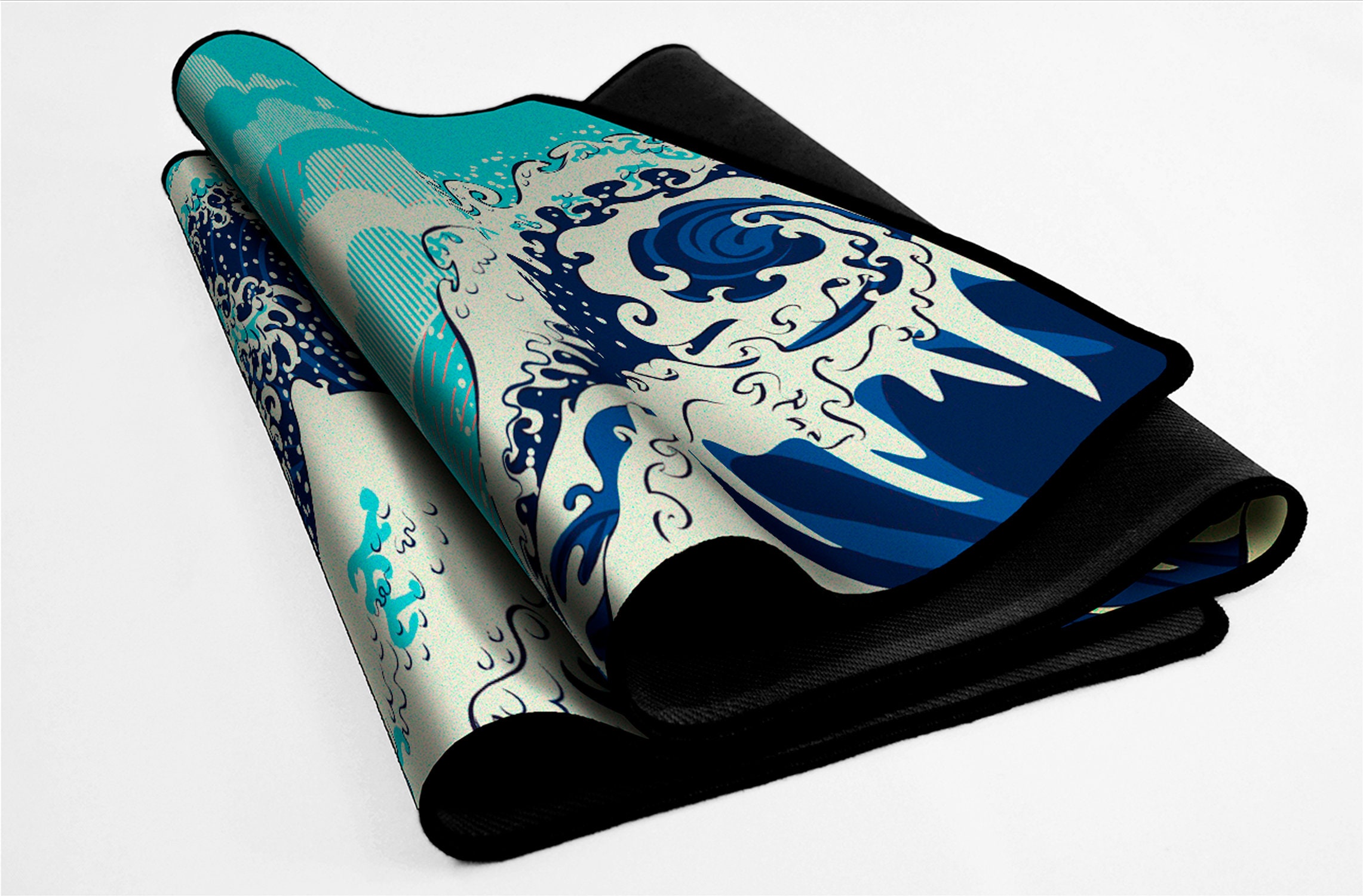 Japanese Great Wave Mouse Pad. Large Desk Mat. Etsy