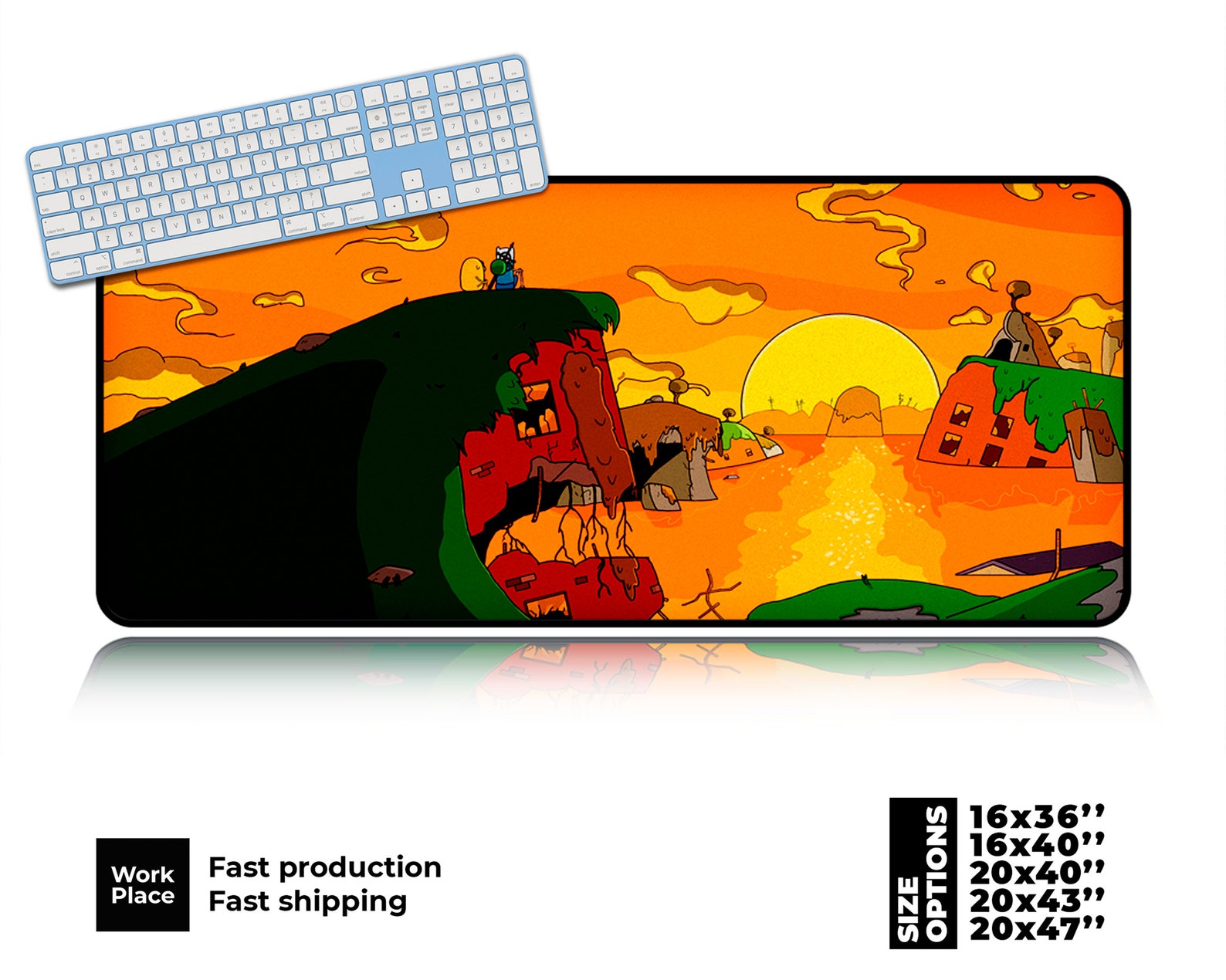 Movie Print Mouse Pad Fantasy Mouse Pads Blockbuster Large Etsy
