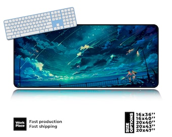 Anime Large Mouse Pad. Large desk mat.