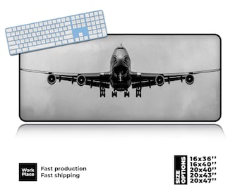 Airplane Desk Mat, Air Mouse pad, Air Force Mouse pads, Large mouse pad, Desk decor, Desk pad, Large desk pad, Place mats, Mousepad