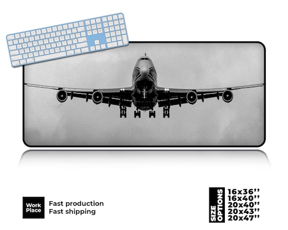 Airplane Desk Mat Air Mouse Pad Air Force Mouse Pads Large - Etsy