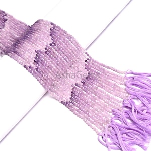 Natural Sugilite Faceted Micro Faceted Beads,3.2mm Shaded Purple Gemstone Machine Cut Bead