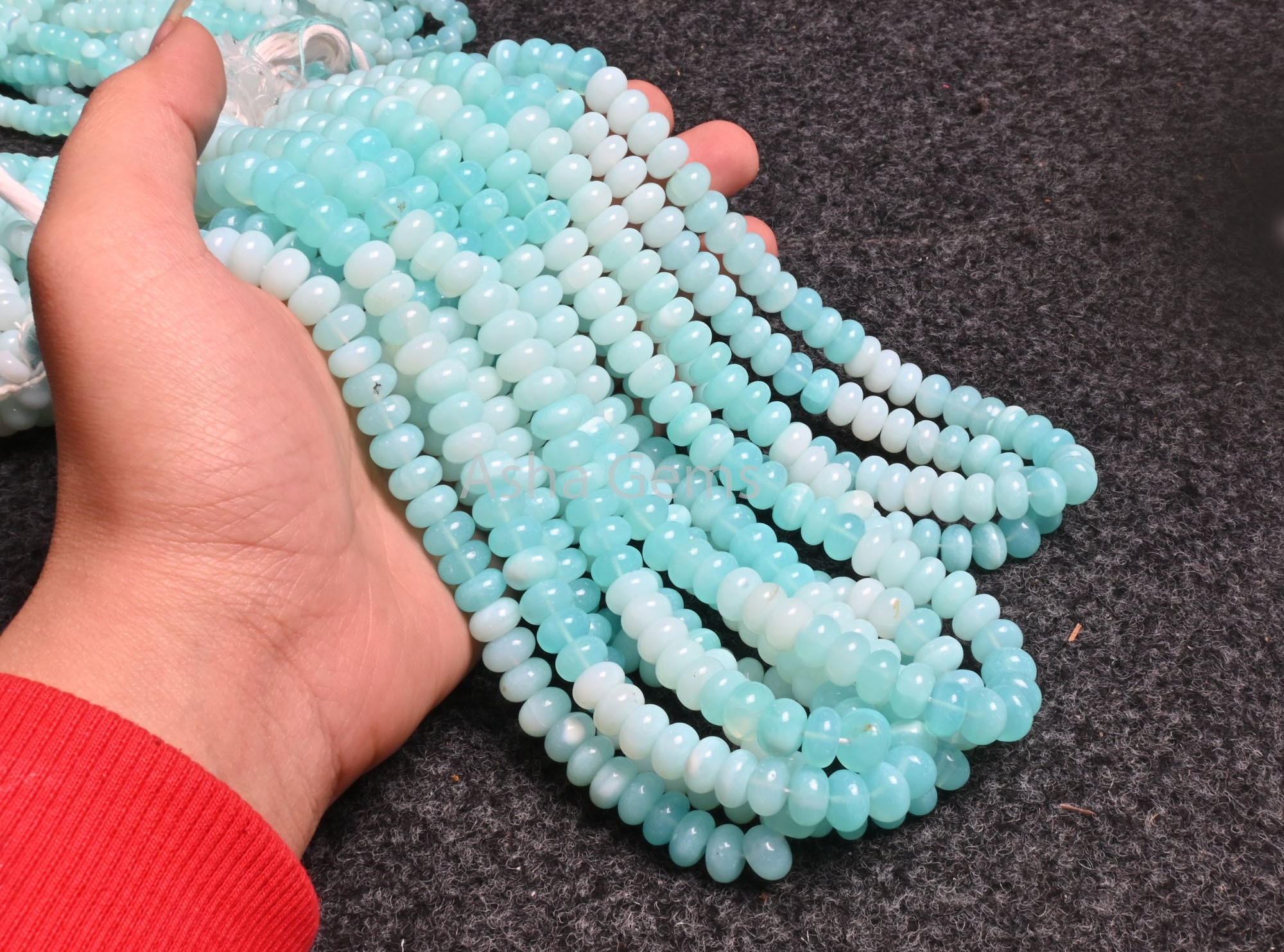 AAA Quality Sky Blue Peru Opal Rondelle Shape Smooth Beads, Beautiful  Peruvian Opal Shaded Smooth Gemstone Bead Necklace Jewelry Making SALE -  Etsy, image size:2000x1483
