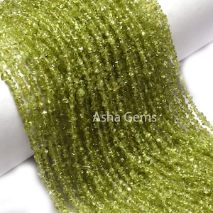 34&quot; Strand Peridot Uncut Chip Beads, Natural Green peridot Smooth Raw Rough Bead, AAA Peridot Beads Gemstone Uneven tiny Bead Jewelry Crafts