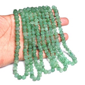 Natural Green Strawberry Quartz carving Watermelon Shape handmade Beads, Strawberry Quartz Rondelle Carve Pumpkin Gemstone Bead Jewelry SALE