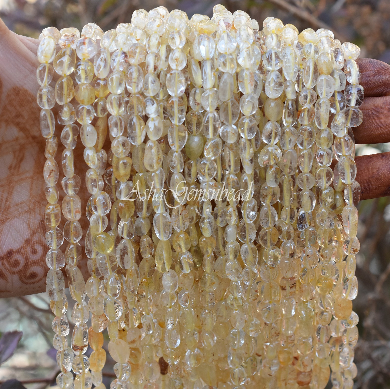 Beautiful Yellow Topaz Smooth Nugget Shape Beads13 Etsy