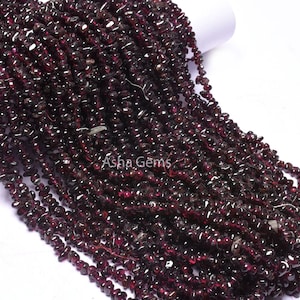 34 Inch Strand Natural Garnet Gemstone Uncut Chips Raw Nuggets Smooth Beads,Fine Quality Hyderabadi Garnet Chips Garnet Bead Uncut Chip SALE