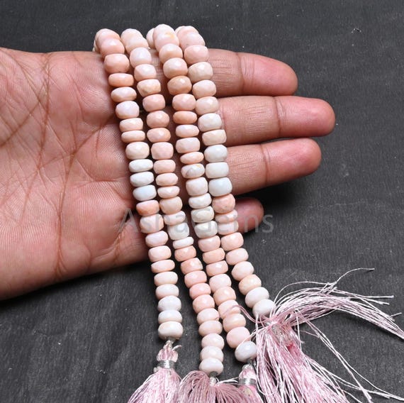 Lot De 25 Perles Preciosa Facettes De Bohême 6mm Nébuleuse Rose - Neuf - Fabriqué En France