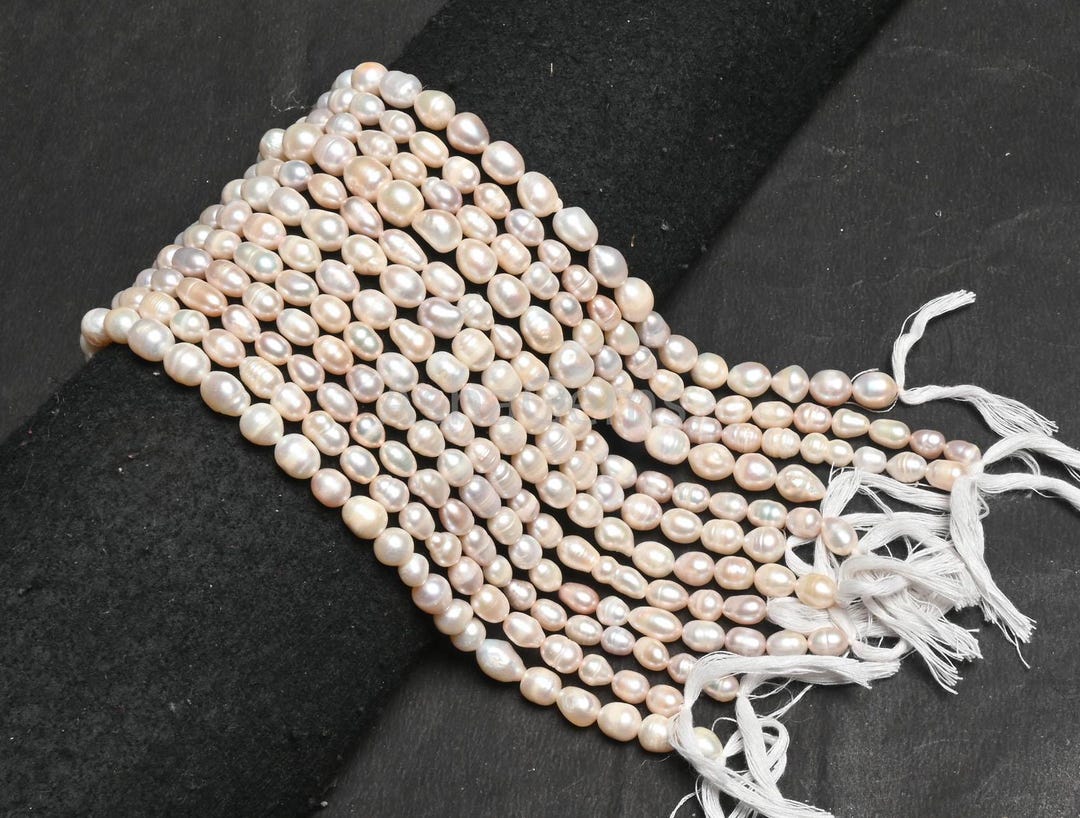 Buy Natural Fresh Water Pearl Drill Gemstone Beads, Pearls Nugget Beads,  Ivory White Pearl Uneven Baroque River Pearl Beads Jewelry Craft SALE  Online