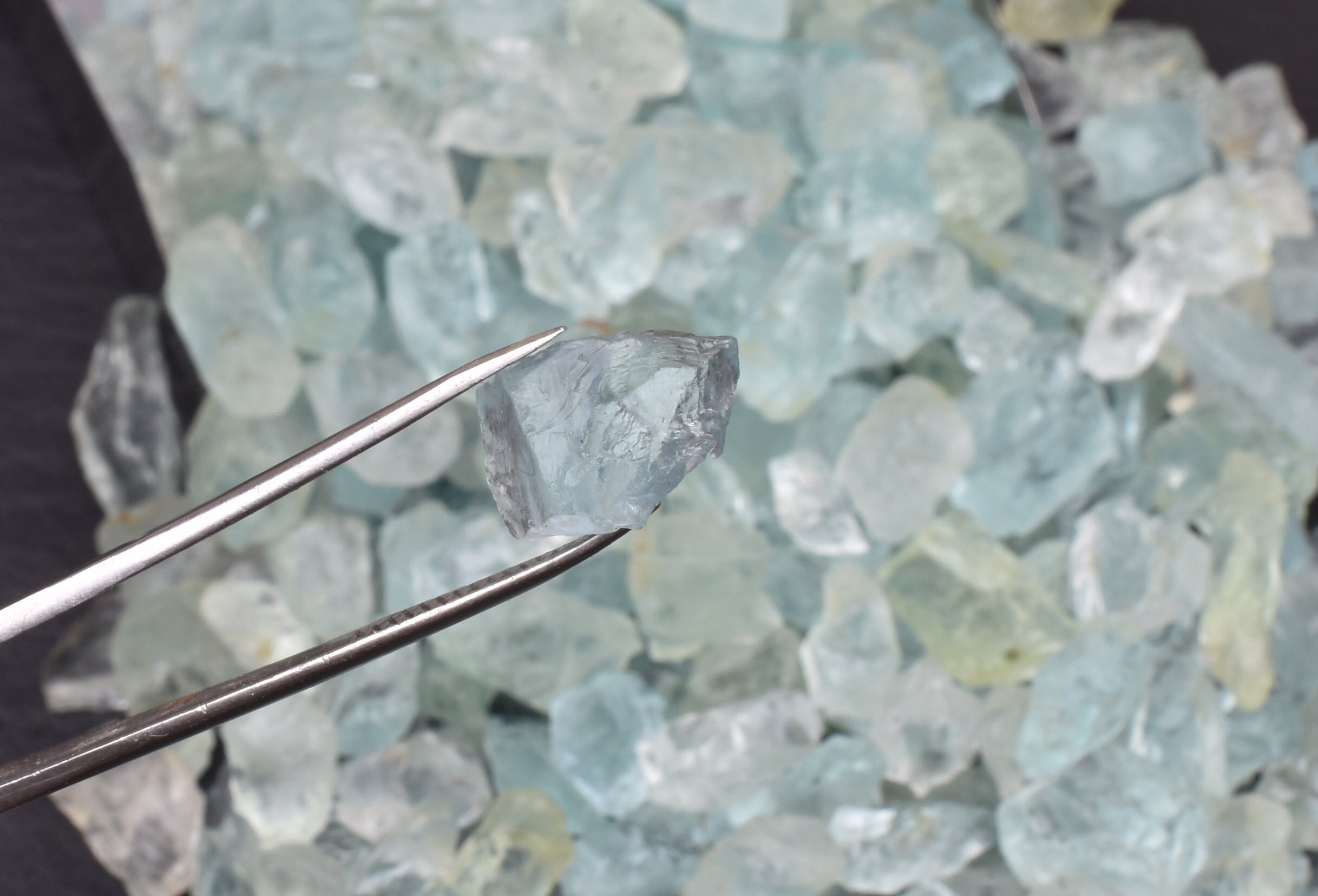 Natural Aquamarine Raw Stone Aquamarine Crystal Aquamarine Rough For