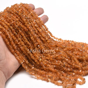 Fine quality Natural Fanta garnet Uncut Chips Gemstone Beads,34&quot;Strand Fanta garnet Raw Rough Smooth Uneven tiny Beads, garnet beads Jewelry