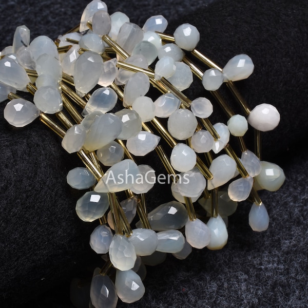 White Chalcedony - Etsy