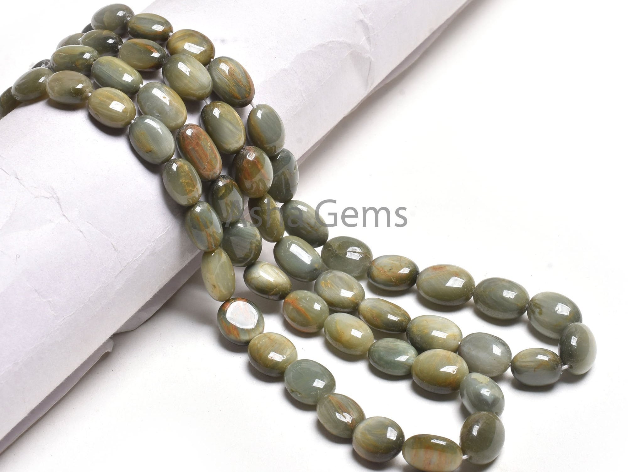 Fine Quality Cat s Eye Smooth Oval Precious Gemstone Beads 16 Strand Natural Cats Eye Oval Shape Handmade Lehsunia Beads Jewelry Craft SALE Etsy