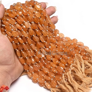 Beautiful Aventurine Smooth Pears Shape Gemstone Beads, Natural Dark Yellow Aventurine Handmade Teardrop Straight Drill Margaj Beads Jewelry