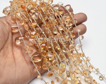 Natural Faceted Smoky Quartz Teardrop Beads AAA Quality 12x16MM Size available,Faceted,Smooth Beads Jewelry Making,Polished Teardrop Beads