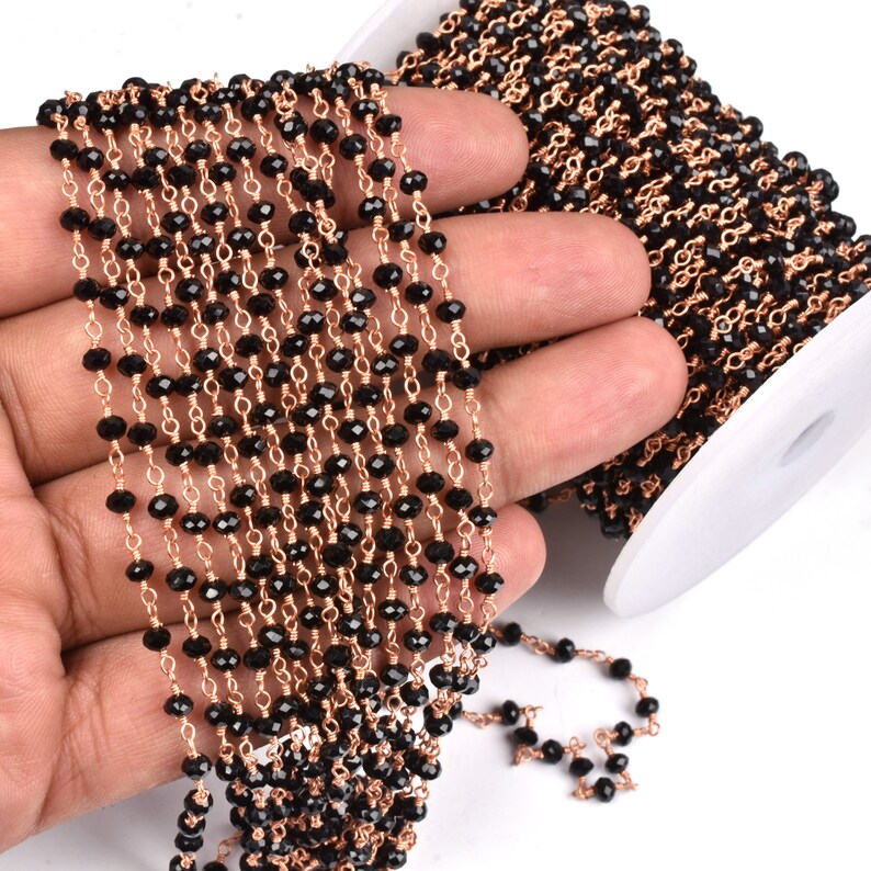 1,3,5,10 Feet Roll Bulk,Silver Plated,Faceted Rondelle,Garnet Rosary Chain,Hydro Beaded Jewelery Making,Finding,Wire Wrapped Chain