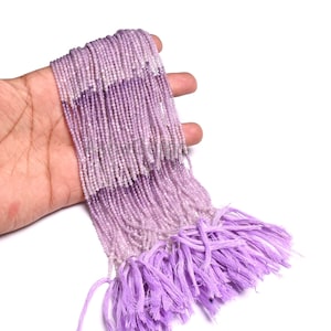 Fine Sugilite Micro Machine Cut tiny Rondelle Beads,2.2mm Natural Purple Gemstone Faceted