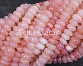 Smooth Pink Opal Graduated Rondelle Loose Beads Size 8mm~18mm 15.5inch Smooth Pink Opal Graduated Rondelle Loose Beads Size 8mm~18mm 15.5inch