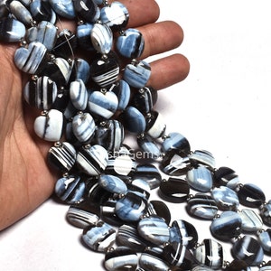 Beautiful Blue Boulder Opal carved Heart Shape Gemstone Beads, Blue Opal Beads, AAA Boulder Opal Fancy Carving Heart Bead Jewelry Craft SALE