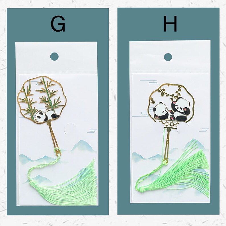 Metal Bookmark With Pendant Tassel Brass Bookmarks Hollowing Etsy