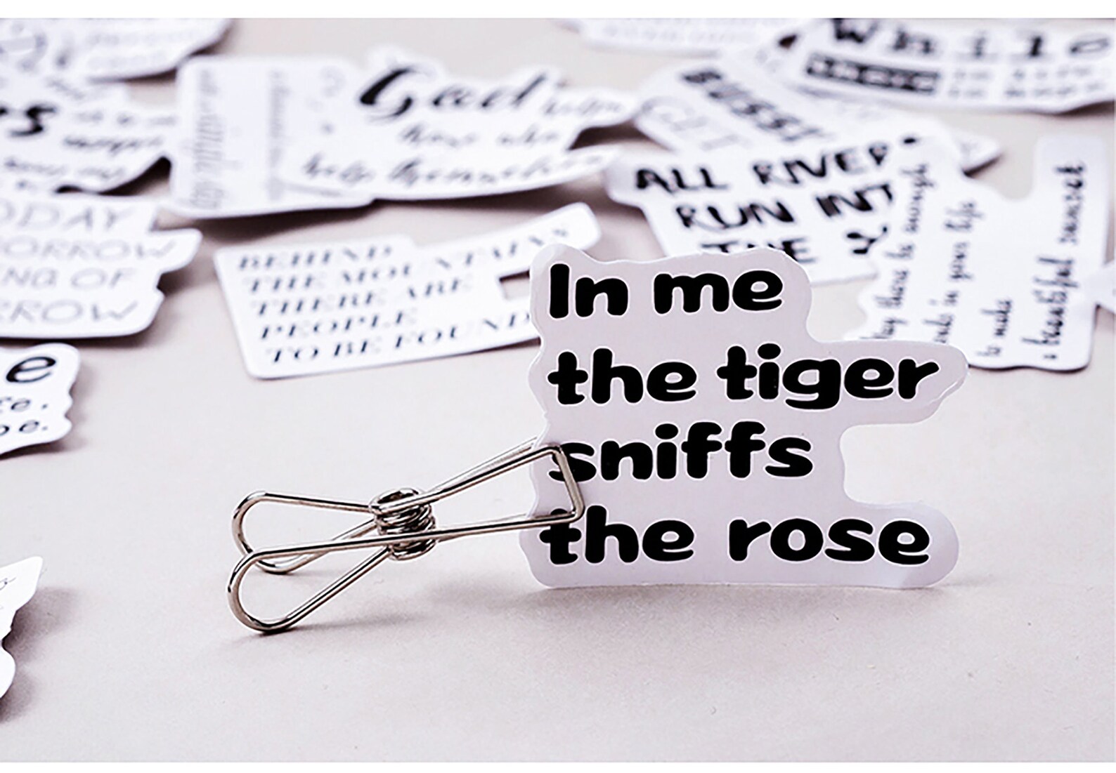 46pcs Black and White Letters Stickers Note Stickers DIY Etsy