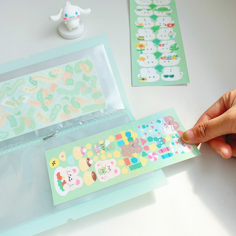 Sticker Storage Book Clear Sticker Photo Storage Album Photo Etsy