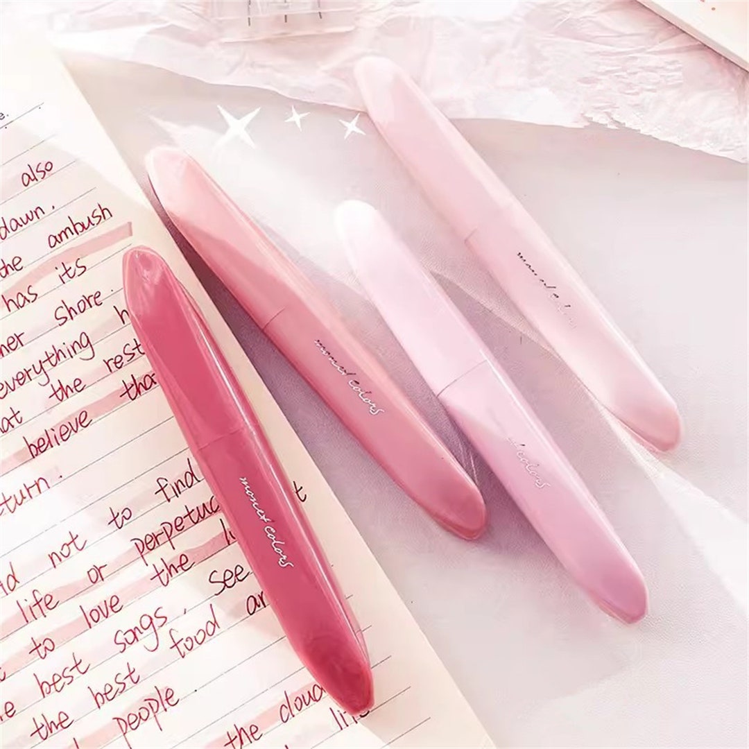 Cute Cream Color Highlighter Macaron Highlighter Multicolor Etsy